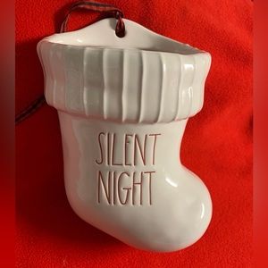 Rae Dunn Silent Night Stocking
